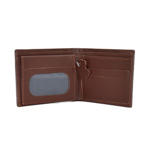 2026 New Custom Logo Hot Sale Vintage Leather <b>Wallets</b> Water Resistant Genuine Leather Short Section Pocket <b>Wallet</b> for Men's - Product Image 1