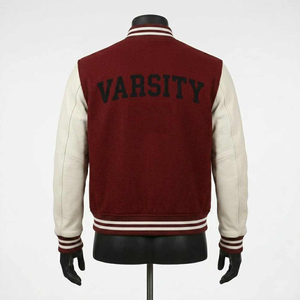 Veste universitaire de qualité supérieure, veste bomber personnalisée avec patch OEM, commande en gros de vestes universitaires, veste universitaire personnalisée avec nom et logo, vestes d'équipe scolaire - Product Image 4