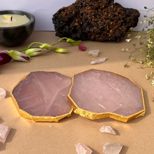 Modern Stone Marble <b>Coaster</b> Set Premium Natural Material <b>Drink</b> <b>Coasters</b> With Sleek Finish Durable Surface Protects Furniture - Product Image 5