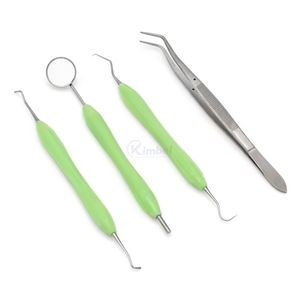 Premium Dental Diagnostic Tool Kit Stainless Steel <b>Mirror</b> Explorer Probe Set With Protective Storage <b>Tray</b> - Product Image 6