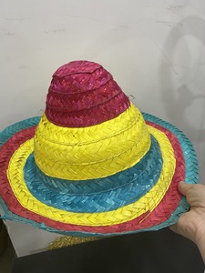 Sombrero de Paja Natural de Caña Marina Plegable Estilo Vaquero para Playa, Deportes, Sol, Rayas, Casual, para Mujer y Hombre, Uso Diario, Boda, Fiesta, Hogar, Jardín, Venta al por Mayor - Product Image 6