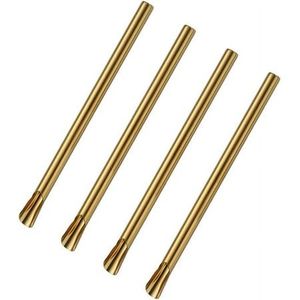 Pailles à cocktail en cuivre de qualité supérieure, réutilisables, courbées, en métal, pour jus, smoothies et service de bar - Product Image 2