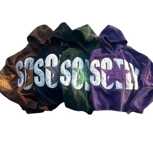 Conjunto Deportivo de Invierno para Hombre, Personalizado, con Estampado Desgastado, Bordado, Sublimación, Ecológico, Corte Regular, Sudadera con Capucha Gruesa y Pantalones Jogger - Product Image 6