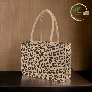 Elegante Bolso Grande de Lona de Yute para Viajes, Compras y Salidas Informales - Product Image 2