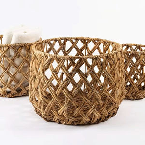 Cesta de Paja Ecológica, Solución de Almacenamiento Natural de Jacinto de Agua, Fabricante, Construcción Duradera y Ligera de Vietnam - Product Image 4