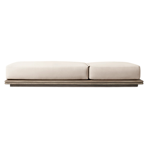 Chaise longue en teck de style tropical avec coussin confortable, plateforme imperméable, chaise longue d'extérieur, chaise longue de piscine, mobilier moderne pour hôtel - Product Image 4