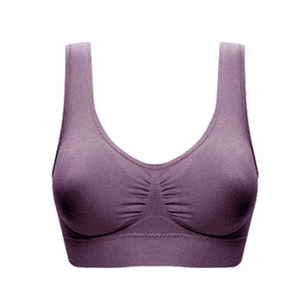 Sujetador deportivo cómodo sin costuras para mujer con almohadillas extraíbles, sujetador de doble capa, Top corto para mujer, ropa deportiva que absorbe el sudor, sujetador S-6XL - Product Image 4