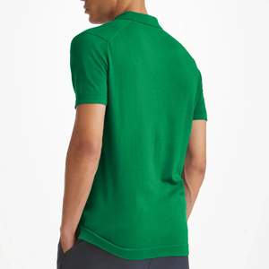 Servicio OEM: Camiseta de Hombre Lisa de Alta Calidad, Transpirable, Ecológica, de Poliéster/Algodón Tejido Comprimido, Manga Corta - Product Image 6