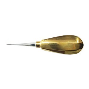 Elevadores de Extracción de Raíces Dentales de Acero Inoxidable Resistente Chapados en Oro, Material Plástico, para Molar - Product Image 3