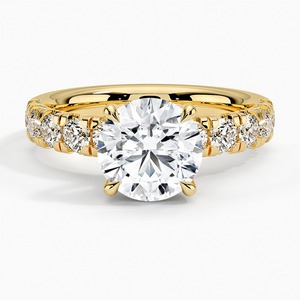 Magnifique bague de mariée en or, style diamant étincelant, bague de fiançailles et de mariage pour femme, bijou élégant et luxueux, cadeau - Product Image 3