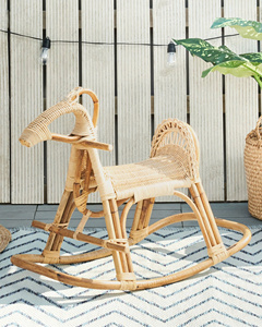 Chaise berçante en rotin tressé, mobilier pour enfants, chaise de jeu pour bébé. - Product Image 5