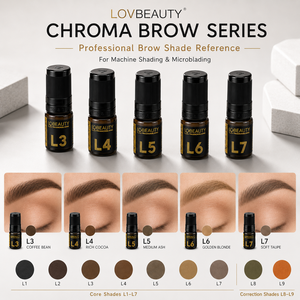 Ensemble de pigments pour sourcils LOVBEAUTY PMU, encre de microblading semi-permanente pour maquillage permanent, salon de beauté - Product Image 5
