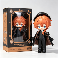 Figurine d'action personnalisée de personnage masculin anime en PVC pour collectionneur, figurine de collection pour présentation, usine OEM ODM