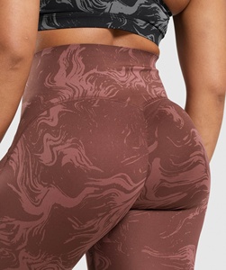 กางเกงเลคกิ้งกีฬากางเกงโยคะไร้รอยต่อสำหรับผู้หญิงเอวสูงกระชับสะโพกกางเกงฟิตเนสวิ่งออกกำลังกาย - Product Image 4