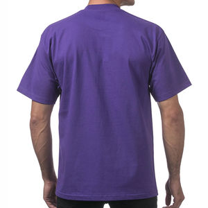 T-shirt pour homme en coton 100% de haute qualité, imprimé sur mesure, poids lourd, coupe ample, t-shirt uni pour homme - Product Image 6