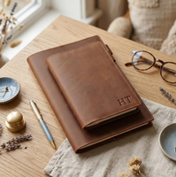 Journal en cuir, carnet rechargeable personnalisé, agenda A5 sur mesure, journal d'écriture gravé, cadeau artisanal pour hommes et femmes