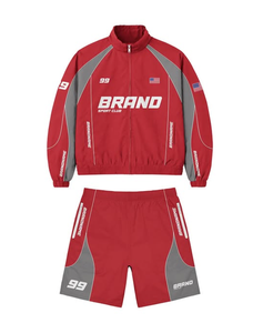 Conjunto de Chaqueta Corta con Capucha y Pantalones Deportivos de Dos Piezas, Talla Grande, para Verano, con Cordón Ajustable, 100% Nailon, Ropa Deportiva Urbana para Adolescentes - Product Image 2