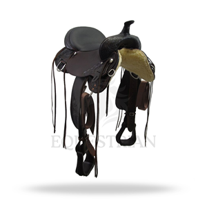 Western Trail Saddle Horse Riding Saddle Equestrian <b>Equipment</b> - Product Image 3