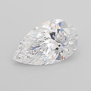 Diamante cultivado en laboratorio con corte pera, color D, claridad VVS-VS, certificado CVD IGI, corte EX, 5.00 quilates, para la elaboración de joyería de oro con diamantes. - Product Image 1