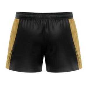 Maillot de handball pour hommes, noir et or, deux tons, manches courtes, vêtements de sport athlétiques, polyester, vêtements d'entraînement pour les matchs - Product Image 2