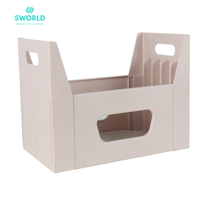 Modern Japandi Hanging <b>Storage</b> Box HIPS Material Sworld Wholesale Multi Color Durable Organizer PP Factory Purple Color - Product Image 3