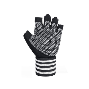 Guantes de Levantamiento de Pesas Personalizados de Medio Dedo para Fitness al Aire Libre, Transpirables, con Cierre de Cordones, Material de Nailon, la Mejor Calidad para Gimnasio y Deportes - Product Image 2
