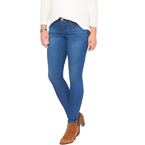 Jeans taille haute élégants pour femmes, pantalons en denim confortables et ajustés, vêtements décontractés à la mode, bas pour femmes, vente en gros - Product Image 2