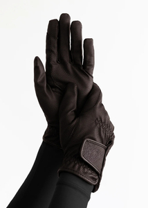 Professional winter breathable grip equestrian <b>gloves</b> wholesale customized branding horse riding <b>gloves</b> genuine leather - Product Image 3