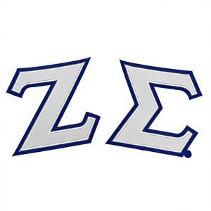 Parches Termoadhesivos Ecológicos de Fieltro No Tejido al por Mayor para Bolsos y Sombreros, Letras Griegas Bordadas del Alfabeto - Product Image 4