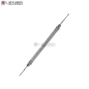 Aiguille de suture métallique pour l'élimination des corps étrangers intraoculaires, pour traumatismes à pointe arrondie, avec diagnostic de navigation - Product Image 3