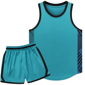 Conjunto de camiseta y pantalones cortos de baloncesto Dry Fit Tech para mujer, uniformes de baloncesto de malla de secado rápido, traje de entrenamiento deportivo sin mangas para mujer - Product Image 6