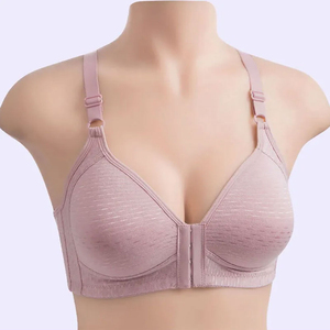 Soutien-gorge de sport respirant sans coutures pour femmes grandes tailles, avec bretelles en T, en spandex/nylon, offrant un maintien élevé, idéal pour le fitness. - Product Image 4