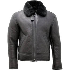 Chaqueta de Piloto de Cuero para Hombre de Alta Calidad con Diseño Clásico y Características Auténticas de Aviador - Prenda Exterior Duradera y Elegante - Product Image 2