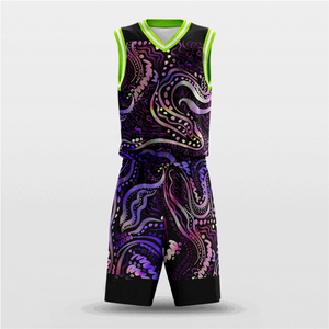 Uniformes de Baloncesto Personalizados con Transferencia Térmica, Transpirables, 100% Poliéster, Marca Privada OEM, MOQ Bajo: 10 Conjuntos - Product Image 3