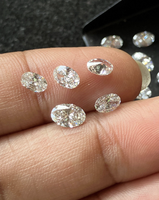 Diamants de laboratoire de taille ovale, diamants non montés, couleur DEF, clarté VVS VS, diamants solitaires CVD HPHT, diamants créés en laboratoire