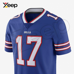 เสื้อฟุตบอลอเมริกัน XEEP รุ่นปรับแต่งได้ XC-AFU-09 สำหรับผู้ชาย น้ำหนักเบา ระบายอากาศได้ดี ผลิตจากโพลีเอสเตอร์ ชุดกีฬาทีมประสิทธิภาพสูง - Product Image 3