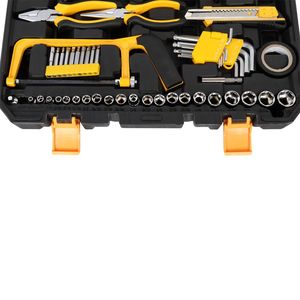 Set di Utensili Manuali Nero e Giallo da 198 Pezzi con Bussole e Chiavi, Personalizzabile con Supporto ODM per Manutenzione - Product Image 5