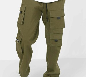 Pantalons cargo pour hommes OEM, tissu extensible, streetwear, approvisionnement en gros, faible MOQ, prix d'usine - Product Image 5
