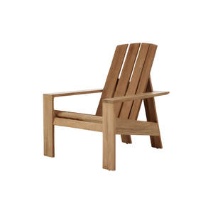 Sillón de Exterior Contemporáneo de Teca Sólida con Respaldo Ergonómico, Diseño de Líneas Limpias, Muebles de Patio de Lujo Resistentes a la Intemperie - Product Image 4