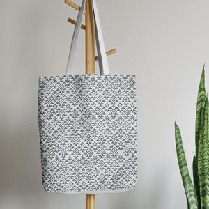 Bolso Bandolera de Algodón 100% con Estampado Natural, Hecho a Mano, Minimalista, con Patrón Cruzado, para Mujer - Product Image 2