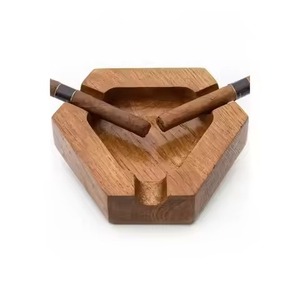 Large Wooden <b>Ashtray</b> For Family Gathering Areas Perfect For Outdoor Use And Stylish Party Table Display - Product Image 4