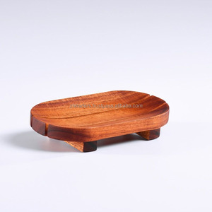 Boîte à savon en bambou écologique de haute qualité personnalisée pour la maison salle de bain cuisine hôtel utilisation porte-savon en bois pour le bain et la douche - Product Image 2