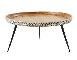 Hecho a mano 2024 Año Nuevo moderno otomano hueso incrustaciones altamente pulido resina negra convertible para dormitorio hogar Villa-para sala de estar - Product Image 3