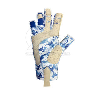 Gants de pêche en cuir de couleur différente, sur mesure, légers et confortables, vente en gros - Product Image 3