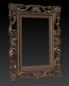 Décoration en laiton de luxe moderne, cadre esthétique style Old Money, cadre en laiton vintage, décoration en laiton style parisien, scandinave - Product Image 1