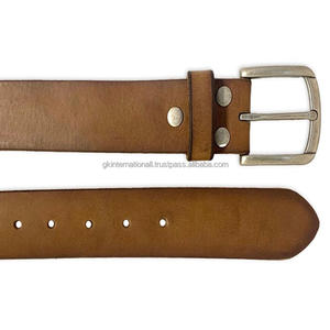 Premium Light Brown Full Grain Leather Casual <b>Belt</b> for Unisex Stylish Antique <b>Silver</b> Vintage <b>Buckle</b> Custom Made Casual <b>Belts</b> - Product Image 6