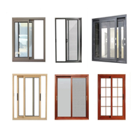 Hurrikan-Resistente Schiebefenster mit Wärmedämmung und Schalldämmung, Aluminium-Schiebefenster für Villen und Wohngebäude