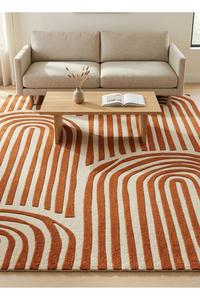 Tapis de sol en laine moderne haute performance, antidérapant, fait main, à poils épais, pour la décoration de la chambre à coucher et du salon - Product Image 4