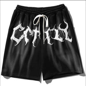 Pantalones Cortos Deportivos Personalizados para Hombre, Estilo Hip Hop, Lisos, con Estampado Powder Puff, Tendencia Urbana 2026, Casuales, para Exteriores, Hechos a Medida - Product Image 3