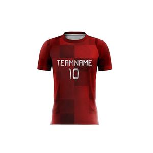 ชุดยูนิฟอร์มฟุตบอลสำหรับผู้ชาย ขายส่ง เนื้อผ้าโพลีเอสเตอร์ 100% แห้งเร็ว ใส่สบาย เหมาะสำหรับเล่นกีฬา - Product Image 5